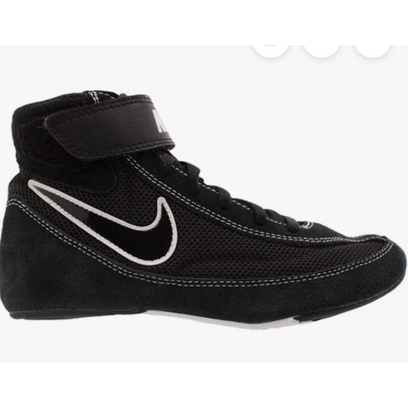 Nike SpeedSweep VII Black White Mens Sz 13 Wrestling Boxing Shoes 366683-001 New